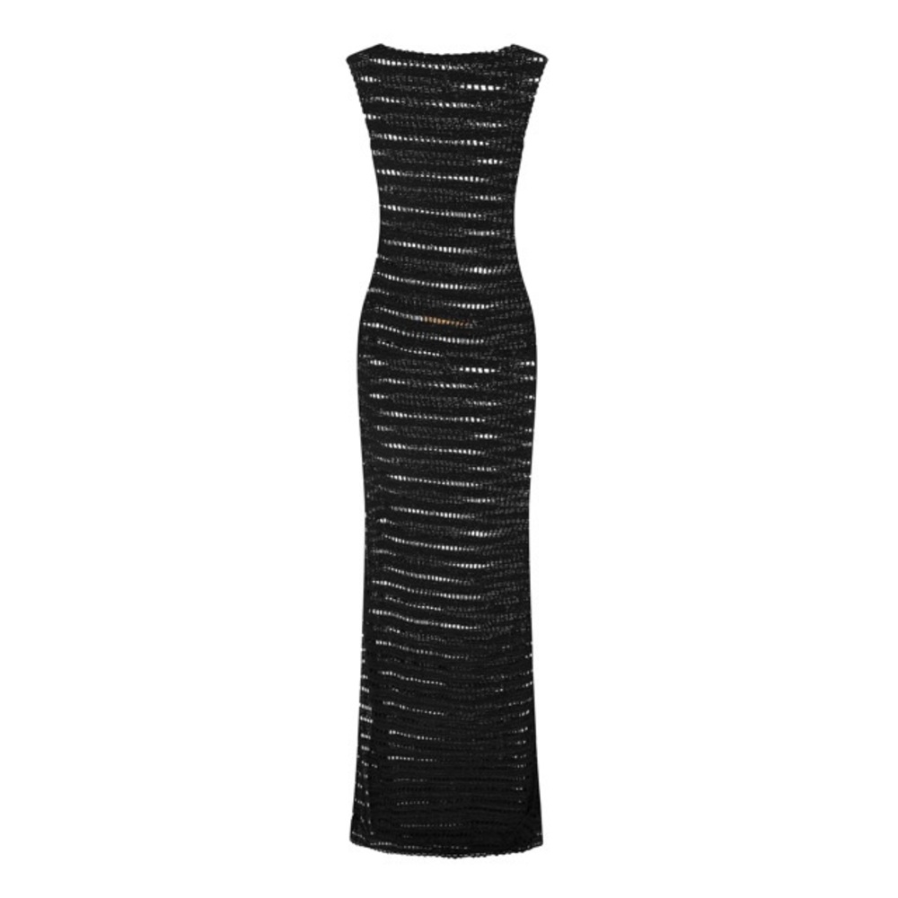 AYA MUSE Udine Crochet Maxi Dress sz S